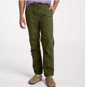 Alpine Design Men's Hike Pants Mens Cargo Olive Green Elastic Waist Large